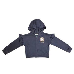 Girls’ Zip Up Unicorn Jacket